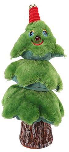 YULEESIYIP 8 Songs Elektrische singende Weihnachtsbaum -Weihnachtsbaumspielzeug leichte Schwung (Weihnachtsbaum tanzen Stumpf)