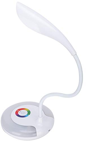 HERCHR LED -Schreibtischlampe, flexible Schwanenhalsbuchbuch, Lampe für Schlafsaal, Tischlesen Lesen RGB Symphony Touch DIMPE Eye Protection Desktop Vorräte