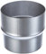 Kamino-Flam Ampliamento Tubo Forno Tubo Fumo per Tubi da 110 mm a 120 mm, Argento