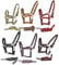 NETPROSHOP 1 Set Pferde Halfter und Strick Gemustert - Pony Cob Full XLFull, Groesse:XL Full, Farbe:Violett
