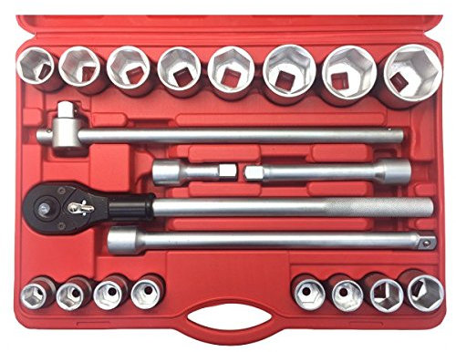 WELZH 3/4 dr Socket Set 19-50MM 6-PT 21-Piece