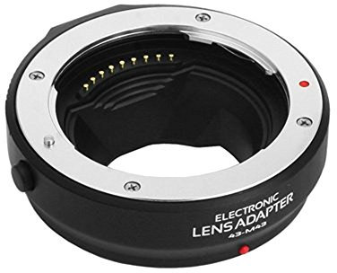 FocusFoto Bague d'adaptation AF électronique pour objectif 4/3 pour objectif Olympus Panasonic Micro Four Thirds M4/3 comme DMW-MA1 MMF-1 MMF-2 MMF-3