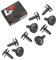 LST 10x Schraube Stift Clips + Scheibe Kühlergrill Motorabdeckung T5 T6