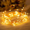 Edaygo Easter Fairy Lights, LED Lichterkette Innen-Beleuchtung Draht Draht-Lichterkette Zimmer Deko Batteriebetrieben, Warmweiß, 100 LEDs