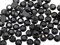 Allstarco 1000PCS 4.5-5mm SS20 Jet Black .JT Acrylic Flat Back Rhinestones for Jewelry Making and Face Painting Card Making Embelishments Plastic Crafts Gems