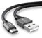 CELLONIC® BOB711 USB Kabel 2m kompatibel mit FujiFilm X100t X100f X70 X30 XF10 GFX 50s X-T20 X-T10 -T1 -T2 X-A2 -A10 X-Pro2 X-E2 Ladekabel Micro USB auf USB A 2.0 Datenkabel 2A grau Nylon