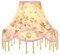Eastlion 14 E27/E14 Abat-jour Lampe de Table Fait Main en Tissu,15x36x25cm Rose