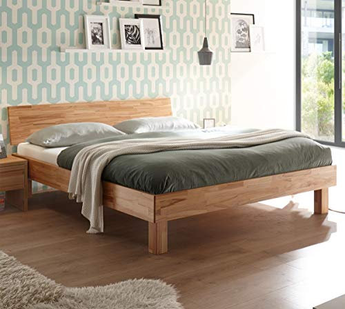 Hasena Trento Bett Forti 25 Kernbuche mit Kopfteil 120x200
