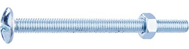 Boulon poêlier acier zingué - 6x80-50pces - Fixpro