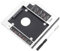 Socobeta Unidad de Disco Duro Bay Caddy Adaptador para 9.5 Mm Universal CD DVD-ROM Sata HDD Ssd Disco Duro Caja Externa para Computadora Portátil adaptadorDVD SSD