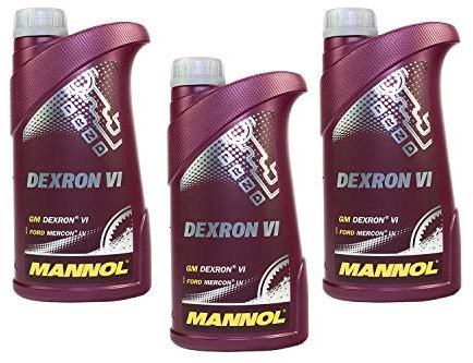Getriebeöl 3 Liter MANNOL Dexron VI Automatikgetriebeöl F o r d Chrysler MB S h e l l