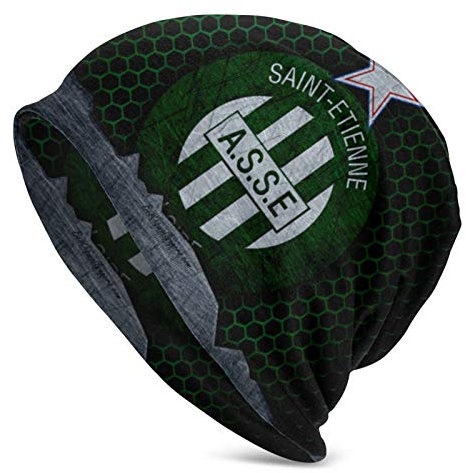 Bdgajdka A-S Saint-Etienne Unisex Beanie Mütze Strickmütze Warme Mütze Wolle Strickmütze