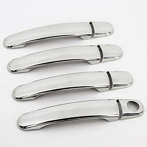 Recambo Chrom Türgriffe V2A Blenden passend für VW Polo Golf 4 5 Bora Passat B5 Skoda Octavia