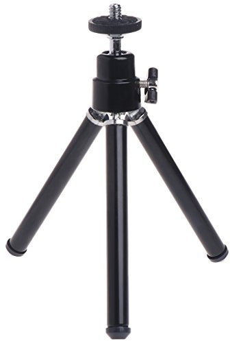 GUMEI Trípode de Nivel láser Super Mini para Adaptador 1/4 Soporte láser Trípode de Aluminio y Metal