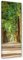 Feeby Impression sur Toile Intissee Nature Plantes 40x100 cm Tableau Moderne Tableau Photo Chambre à Coucher Une Route Parmi Les Arbres vert