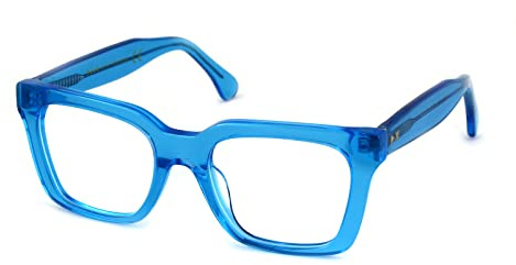 X-LAB XLAB Panarea Brille, 51mm, Blau Transparent, Blaulichtfilter, Unisex