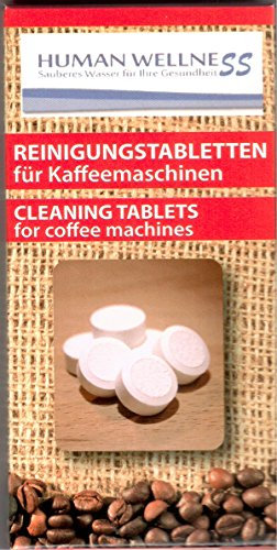 Human-Wellness 10 x Reinigungstabletten für Kaffeevollautomaten