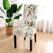 Highdi Stuhlhussen 1/4/6er Set, Stretch Stuhlbezug Schutz Stuhlbezüge mit Schmetterling und Blume Druck, Abnehmbarer Waschbarer Stuhlbezug für Hochzeit Hotel Esszimmer (Frühling,4er Set)