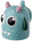 Caribou Living Upside Down Big Blue Monster Ceramic Novelty Mug Cup 450ml for Hot Drinks Coffee Tea Hot Chocolate