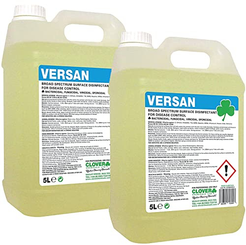 Versan Cleaner & Disinfectant Ideal for the Food Industry and Kennels - Kills Parvo Virus, Feline Panleukopenia, Calicivirus & More (10L)
