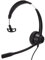 Cuffie Telefoniche RJ9 a Orecchio Singolo con Microfono con Cancellazione del Rumore, Regolazione del Volume e della Sequenza di Linee a 6 velocità, Silenziamento del Microfono, per Call Center,