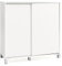 möbelando Schuhschrank WL5.712 Holz Weiß 100x108x37,5 cm Ablage Hoch | Design Schuhständer Groß 20 Paar Schuhe Schuhregal Flur | Schuh Aufbewahrung Platzsparend | Schuhablage Dielenmöbel Modern XXL