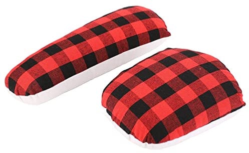 TREETDOBV 2Pcs Sewing Ham, Tailors Ham,Fabric Covered Tailors Pressing Ham, Easy Ironing Portable Durable Polyester Widely Used Ironing Ham for Ironing Hat Skirt Neck