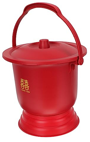 WOFASHPURET Pot De Nuit Avec Couvercle Seau Hygiénique Portable Pour Adultes Et Urinal Pour Et Utilisation Domestique