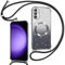 Phoona Funda Glitter Magnética para Samsung Galaxy S23 FE 5G con Cuerda [Compatible con MagSafe], Glitter Brillante Carcasa，Resistente a Los Arañazos Antigolpes Cover para Samsung S23 FE 5G, Negro