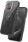 FLOLAB Surtect Tri-Fusion magnetische Schutzhülle für iPhone 15 Pro Max, schlankes Design, Magsafe-kompatibel, militärischer Rahmen, schwarze Rückplatte, rosa Champagner