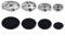 1 Set Universal Gas Stove Burner Cap, Oven Crown & Flame Cap Kit, Cookware Hat Set Stove Lid Upgraded Gas Burner Fits Most Gas Stove Burners(Flat)