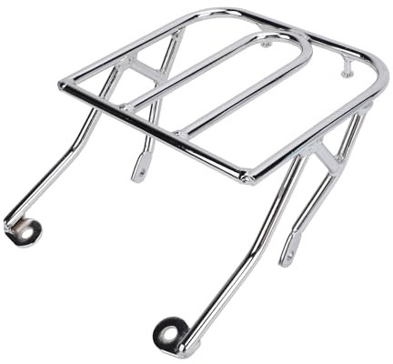 Porte-Bagages Avant, Porte-Bagages Avant de Moto, de Polissage en Acier Inoxydable, étagère de Support de Chargement Antirouille pour CT70 ST70 ST50 Z50