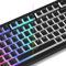 LQXQ Pudding Keycaps PBT, keyboard 100 percent 130 Keys, Shine Through Keycaps OEM Profile for 100%, 75%, 65%, 60% MX-stem Switches Keyboards-Black