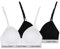Calvin Klein Mädchen 2er Pack BH Bralettes Triangel, Mehrfarbig (Pvhblack/Pvhclassicwhite), 14-16 Jahre