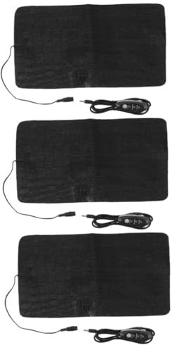SHINEOFI 3 Pcs USB Heating Pad Epoxy Heater Cotton Plant Heat Mat Heating Pad for Plants Neck Heating Pads Warm Hydroponic Heating Mat Epoxy Heater Mat Pu Leather Drying Pad Thermostat
