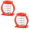 CPJJ 1 Pair C Buckle Springs, Bicycle Hinge Clip, Compatible with Brompton Folding Bike,Folding Bicycle C Snap Buckle(Red), Black, M