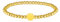 KIM JOHANSON® Edelstahl Damen Beads Armband in Silber, Gold & Roségold | Perlenarmband mit 4mm Kugeln | Wasserfest | Boho Schmuck | Elastisches Kugelarmband | Multi Layer Armkette | Inkl Schmuckbeutel