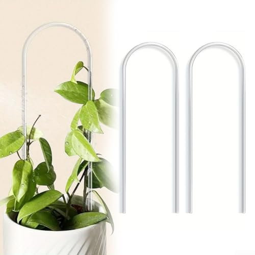 Acrylic Plant Climbing Frame U-Shaped Trellis, For Indoor Vines Flowers Monstera Ivy Wisteria Hoya Support Transparent