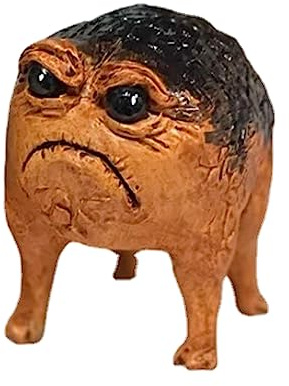 TEEKU Niedlicher afrikanischer Regenfrosch und Statue, Dekoration, Dinosaurier, Weihnachtsschmuck-Set (A, Einheitsgröße)