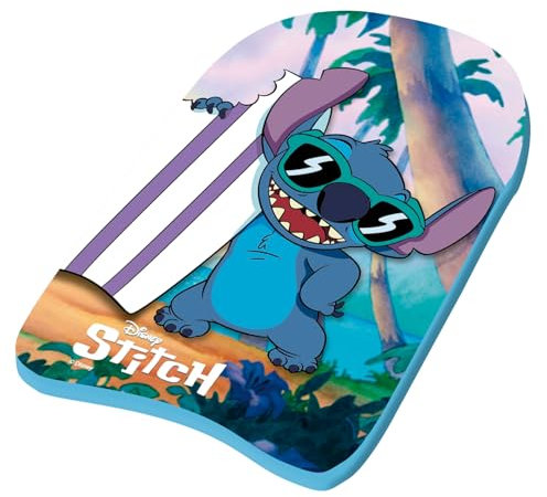 Arditex Stitch Disney Schwimmbrett – 41 x 30 x 5 cm – EPS-Schaumstoff, leicht, ergonomische Form, schwimmen lernen und schwimmen – Türkis