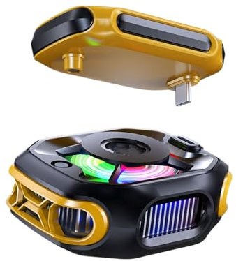 Oseczmut Raffreddatore per telefono cellulare | Radiatore di raffreddamento per smartphone | Radiatore intelligente magnetico rapido con display digitale per viaggi, casa, gioco in caldo,