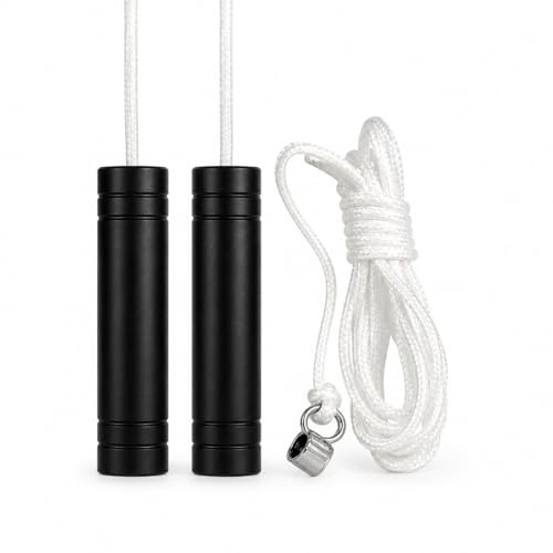 BrambleCo 2PCS Bathroom Light Pull Cord Handle - Pull Cord Light Switch Bathroom - Aluminum Alloy Pull Cord Handle with 1.5M White Rope - Durable Grip - Black