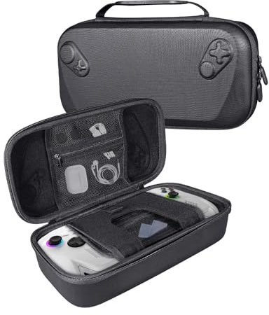 JYGamhanbil Carrying Case Travel Cover for ROG Xbox Ally X/ROG Xbox Ally Gaming Handheld Console,Portable Hard Shell Storage Bag Protective Case for ROG Xbox ALLY Gaming Handheld & Accessories,Black