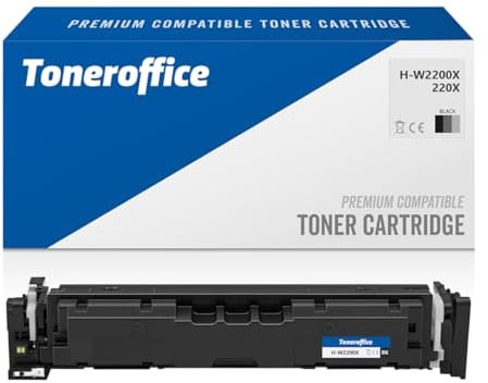 220X Toner Schwarz für HP 220X Schwarz W2200X Tonerkartusche Kompatibel (ca. 7500 Seiten)