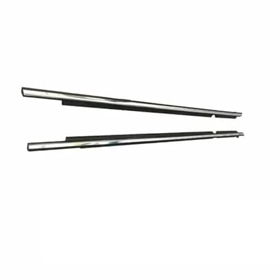 YUQUDGELKY Für CR V MK3 3 2007–2011 Dichtungsleiste Für Autotürfensterglas Chrom Wasserdichter Gurt(Plating Front 2pcs)