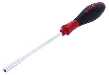 Wiha Schraubendreher SoftFinish® Sechskant-Steckschlüssel mit Rundklinge (01020) 5 mm x 125 mm ergonomischer Griff für kraftvolles Drehen, Allrounder für Industrie und Handwerk