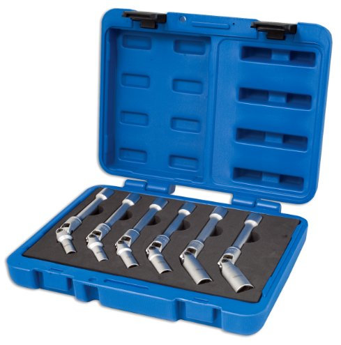 Laser 4324 Glow Plug Socket Set - Extra Long 3/8D 6pc