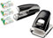 Leitz NeXXt Series Heftgerät für 40 Blatt Set Locher Hefter + Klammern schwarz
