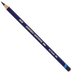 Derwent Inktense Permanent Watercolour Single Pencil, Dark Chocolate (1930), 4mm Premium Core Strength, Water-Soluble, Ideal for Drawing, Colouring & Painting on Paper & Fabric, Professional Quality (2301894)
