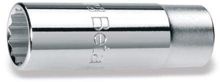 Beta 9100350 Model 910 ASL1/4 Bi-hex Hand Sockets, Long Series, 3/8 Drive, 1/4af